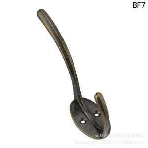 Antique Style <b>Wall</b> <b>Hook</b> Thick Zinc Alloy Coat <b>Hook</b> For <b>Wall</b> Or Door Mounting - Product Image 5