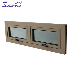 Cửa Sổ Mái Hiên Nhôm Chịu Va Đập Mạnh Kính Chịu Lực Màu Xám Euro - Product Image 2