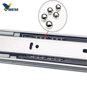 Hot Bán Ngăn Kéo Phụ Kiện 40 Mm Nhiệm Vụ Nặng Nề Trượt Ngăn Kéo Đầy Đủ Mở Rộng Bóng Mang Trượt 3 Nếp Gấp Ngăn Kéo Trượt - Product Image 4