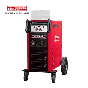 Topwell IGBT Inverter 250amp welding machine high frequency CO2 gas mig mag mma welding machine