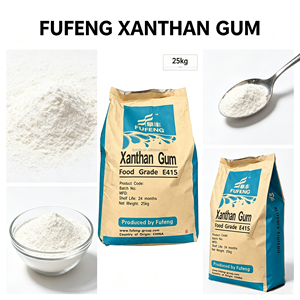 Agent anti-couchage à faible dose Fermenté Meihua Xanthan E415 pour la production de produits de boulangerie, nouilles surgelées, saucisses, glaces et gelées - Product Image 3