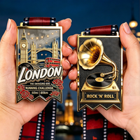 Medallas Personalizadas para Eventos Deportivos, Maratón, Carrera, Medallas de Metal Plateadas y de Hierro para Corredores de 5K, 10K, 21K, Medalla de Meta para Ganadores