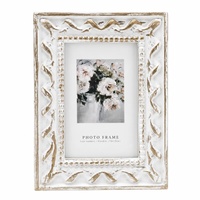Cadre photo vintage à motifs ornés, finition vieillie, 4x6 pouces, pour table, vertical ou horizontal, décoration intérieure