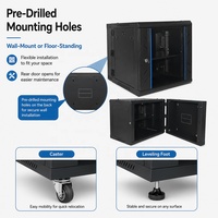 Armoire réseau murale FINEN 19'' pour serveur, en acier SPCC, certifiée CE ISO RoHS, garantie 1 an, vente directe d'usine avec réduction