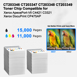 Puce de toner compatible Xerox CT203346 CT203347 CT203348 CT203349 Compatible pour puce de cartouche de toner Xerox ApeosPort-<span class=keywords><strong>Vll</strong></span> C4421 - Product Image 2