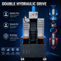 Presse hydraulique universelle Amsxzo HY-3001 220V en acier au carbone, coffret robuste, garantie 1 an, pour démontage, installation, réparation silencieuse