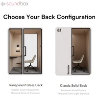 Cabine de bureau insonorisée portable, cabine téléphonique acoustique, salle de réunion privée, studio silencieux pour centre commercial et espace de bureau ouvert