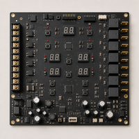 Carte mère de cuisinière électrique 5 brûleurs, minuteur séparé, détection multi-NTC, protection contre la surchauffe et la cuisson à sec, PCB de restauration conforme RoHS