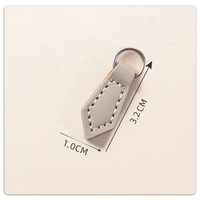 Extracteur personnalisé PU cuir étiquette sac extracteur de vêtements fermeture éclair tirer queue bagages accessoires divers styles