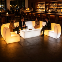 Table de bar lumineuse personnalisée avec logo, haute qualité, pour discothèque, pub, 16 couleurs RGB, étanche IP65, télécommande, table de bar illuminée