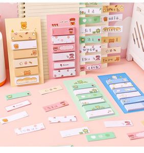Wholesale Custom Creative Lovely Kawaii Stationery Memo Pad <b>Bookmark</b> Animal Shape Sticky Notes Cute Paper Memo Pads - Product Image 2