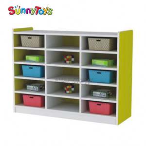 Populaire coloré maternelle garderie enfants jouet stockage petite forme de dessin animé armoire meubles préscolaires garderie - Product Image 4
