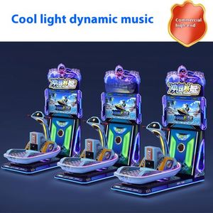 New Kidsren's Interactive Commercial Home Game Console Coin-Operated <b>Amusement</b> <b>Machine</b> Featuring Surfing 3D Racing for Coin Push - Product Image 4