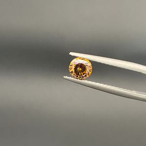 Fabriek Groothandel 1ct <span class=keywords><strong>Moissanite</strong></span> Stenen Mokka 4823 # Russische Cut Round <span class=keywords><strong>Moissanite</strong></span> Vvvs Colored <span class=keywords><strong>Moissanite</strong></span> - Product Image 3