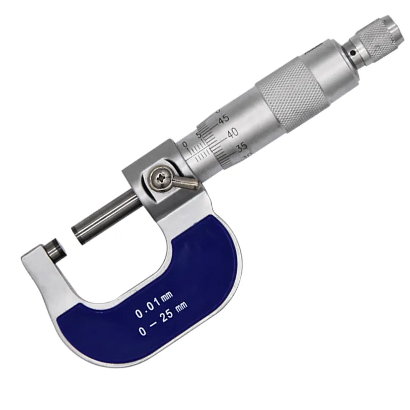DITRON Vernier Micrômetros 0-25mm 25-50mm 50-75mm 100mm Medidor de Espessura Ferramentas de Medição Mecânicas Manuais Micrômetros Externos