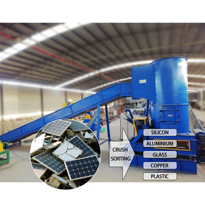 Bifacial Kính năng lượng mặt trời bảng điều khiển máy tái chế Zero ô nhiễm cao phục hồi phế liệu năng lượng mặt trời di động nhà máy chế biến động cơ mang lõi - Product Image 3
