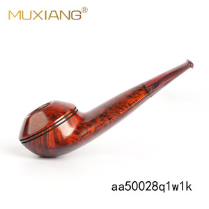 Muxiang Wooden Tobacco Pipe Bent Type Hand Carved Rosewood Smoking Pipe For Personal Gift - Product Image 1