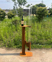 Brasero d'extérieur à chauffage rapide en acier inoxydable, type fusée, pour jardin, poêle à granulés de bois, chauffage de terrasse
