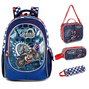 <span class=keywords><strong>Sac</strong></span> à <span class=keywords><strong>dos</strong></span> pour garçons Designer OEM haut de gamme pour enfants, ensemble de sacs de voyage décontractés multifonctionnels de marque avec impression - Product Image 4