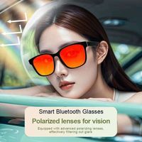 Lunettes de soleil intelligentes LIGE Fashion AI avec assistant vocal, appels, lecture de musique, contrôle de la caméra pour hommes et femmes