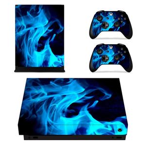 Full Set Faceplates Vinyl Skin Sticker Film for <strong>Xbox</strong> <strong>One</strong> <strong>X</strong> <strong>Console</strong> and Two Controller Stickers Removable Decals Protector - Product Image 5