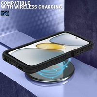 Étui de téléphone portable robuste 3 en 1 antichoc avec clip de ceinture, emballage de vente au détail, pour iPhone 17 16 15 14 13 12
