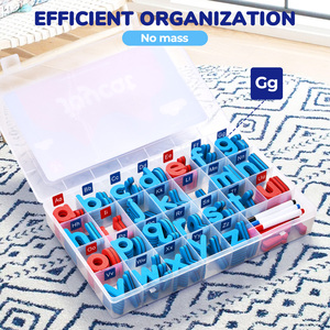 EVA ABC 어린이 교실용 컬러풀 자석 알파벳 세트 플라스틱 그리드 자석 보드 교육용 장난감 어린이 학습용 2025 - Product Image 4