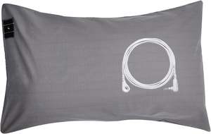 95% <span class=keywords><strong>coton</strong></span> + 5% argent mise à la terre drap de lit <span class=keywords><strong>taie</strong></span> d'oreiller avec cordon conducteur reine taille 51*76cm - Product Image 6