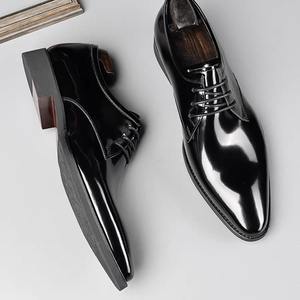 Mocasines de Alta Gama Hechos a Mano, Personalizados, Retro, Casuales, Impermeables, Transpirables y Antideslizantes para Hombre, de Cuero Genuino, Formales para Negocios - Product Image 4