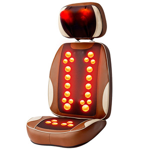 Massage Cushion For Neck Waist Back Cervical Spine With Kneading Tapping Acupressure Heating Function <b>Plug</b> In 45x46x85cm - Product Image 5