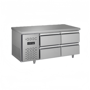 Frigorifero a cassetto sottobanco in acciaio inossidabile di alta qualità con raffreddamento diretto per alimenti surgelati, uso commerciale in <span class=keywords><strong>cucina</strong></span> - Product Image 2