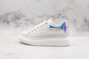 Nouvelles Chaussures de Sport Décontractées Noires de Haute Qualité 2025 à Semelle Épaisse, Mocassins Blancs de Petite Taille avec Coussin d'Air pour la Marche Hiver-Été - Product Image 6