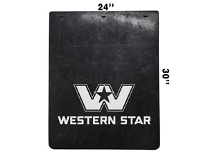 Guardabarros de Goma Resistentes Personalizados de 24"x24" para Camiones con Logotipo, Guardabarros para Camiones y Remolques con Logotipos de Diferentes Tamaños - Product Image 5