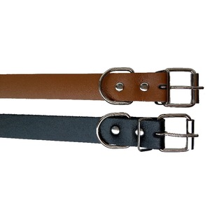 Hersteller Großhandel Kaffee Schwarz Verstellbares Leder Hundehalsband - Product Image 4