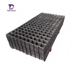 <span class=keywords><strong>Grillage</strong></span> <span class=keywords><strong>soudé</strong></span> en acier au carbone noir industriel avec surface non galvanisée pour le renforcement du béton et la construction - Product Image 2
