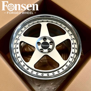 Juego de 2 Ruedas de Aleación Forjadas Cóncavas de 5 Radios con Borde Profundo, Llantas Personalizadas para Tesla Model Y, Honda Civic, Toyota Camry, BMW Serie 3, X5 - Product Image 5