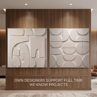 Vente en gros de plaques murales en PVC 3D de luxe modernes, art mural haut de gamme, peinture décorative sculptée