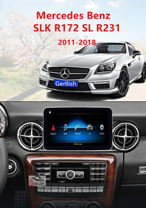 Autoradio Android pour <span class=keywords><strong>Mercedes</strong></span> Benz <span class=keywords><strong>SLK</strong></span> R172 SL R231 2011-2018 NTG 4.5/5.0 Autoradio Lecteur multimédia vidéo Navigation GPS - Product Image 3