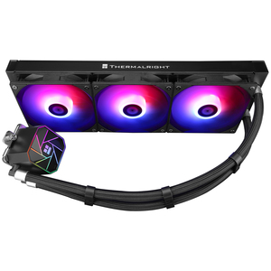 ชุดระบายความร้อนซีพียู Thermalright AQUA 360 BLACK V3 ARGB พร้อมพัดลม PWM สามตัว ความเร็ว 1500RPM สำหรับ LGA1700 AM5 ซีรีส์ V3  ออกแบบมาเพื่อประสิทธิภาพสูงสุด - Product Image 2