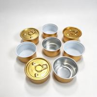 636 #    Pot à gâteau en aluminium de 80 ml, surface laquée, cylindre à côtés droits, fermeture à anneau, marque JMT, pot à dessert, boîte de conserve