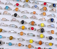Bagues de femme à œil de chat coloré, stylées avec pierres incrustées, idéales pour le quotidien et les soirées festives