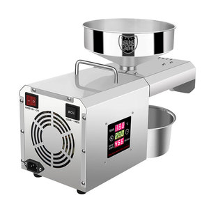 Presse à huile automatique intelligente Rg-309 en acier inoxydable de petite taille avec contrôle numérique de la température pour la maison, nouvelle - Product Image 1