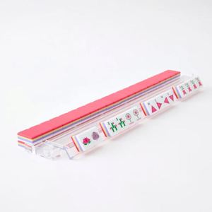 Club Exclusive American Mahjong Set Official Size Tiles with <b>Acrylic</b> Racks for Serious Players Wholesale - Product Image 3