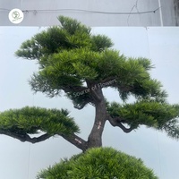Arbre artificiel en cèdre 100 % fait main, plante décorative, arbres décoratifs personnalisables, bonsaï artificiel en pin, directement de l'usine