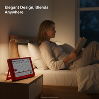 Calendrier intelligent Intelevia 7 pouces à écran E-Paper, protection des yeux, rappel des jours fériés, météo en temps réel, synchronisation Wi-Fi, horloge mondiale