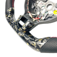 Volante de Fibra de Carbono Forjado para Volkswagen VW Golf MK6 GTI Mk7 7.5 Mk6 Mk5 Mk4 GTI GTD R Polo GTI CC Passat Tiguan