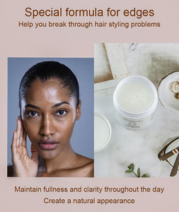 LOGO personnalisé, vente en gros, meilleur <span class=keywords><strong>gel</strong></span> coiffant pour cheveux, tenue forte, imperméable, <span class=keywords><strong>booster</strong></span> de contrôle des bords, <span class=keywords><strong>gel</strong></span> cire gomme pour cheveux 4c, cheveux naturels - Product Image 3