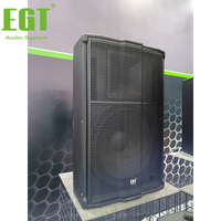 Egt Line Array Haut-parleur passif 1400w Peak Birch Plywood Boxes Single 10 Inches 2 With Erse Crossover for Church School Ktv