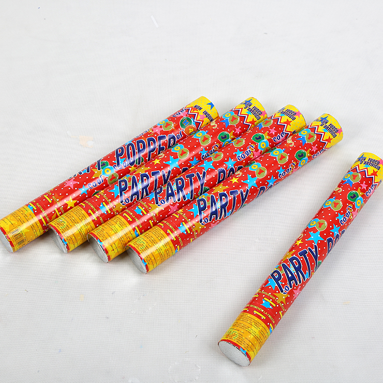 40 см пентаграмма узор конфетти пушка конфетти Поппер Для вечеринки и свадьбы