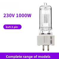 Bombilla Marina de 1000W, Base GX9.5, 230V 120V, Filamento de Tungsteno, IP55, Resistente a Impactos, Sin Temperatura de Color